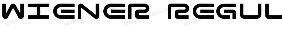 Wiener Regular字体转换
